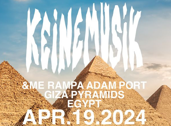 Keinemusik performance at Great Pyramids of Egypt